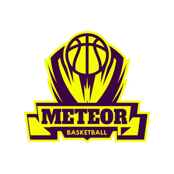 Meteor Basketball Logo Template Thumbnail