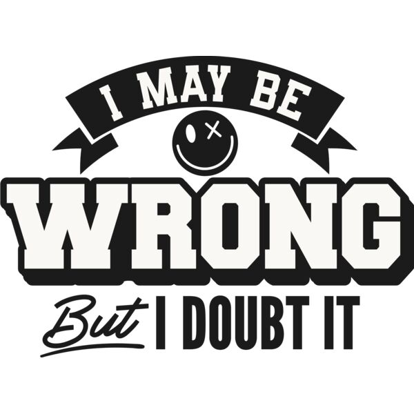 I may be wrong SVG Thumbnail