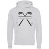 Cross neck hoodie Thumbnail